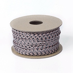 Разноцветный Хлопковый шнур макраме, плетеная веревка, для настенного крепления, ремесла, Подарочная упаковка, красочный, 2 мм, около 21.87 ярдов (20 м) / рулон