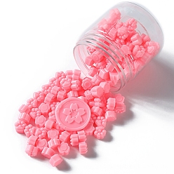 Pink Отпечаток лапы частицы сургуча, для ретро печать печать, розовые, 9.5x8.5x6 мм