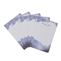 Others Coated Paper Bracelet Display Cards, Rectangle, Other Pattern, 9.1x6x0.04cm