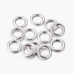 Antique Silver Alloy Linking Rings, Lead Free and Cadmium Free, Antique Silver, 14.5mm diameter, 2mm thick, hole: 10mm