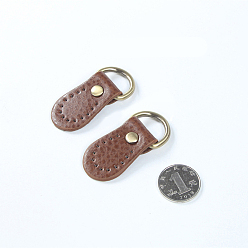 Saddle Brown PU Imitation Leather Buckles, for Purse Making Supplies, Saddle Brown, 5.5x2.5cm