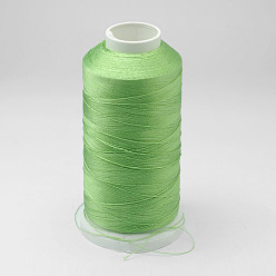 Vert Jaune Fil de nylon, pour la fabrication de glands, vert jaune, 0.3mm, environ 1093.61 yards (1000m)/rouleau