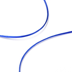 Azul Hilo elástico con cuentas elásticas fuertes, cuerda de cristal elástica plana, azul, 0.8 mm, aproximadamente 10.93 yardas (10 m) / rollo