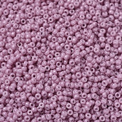 (RR599) Opaque Antique Rose Luster MIYUKI Round Rocailles Beads, Japanese Seed Beads, (RR599) Opaque Antique Rose Luster, 11/0, 2x1.3mm, Hole: 0.8mm, about 1100pcs/bottle, 10g/bottle