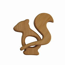 Squirrel Wooden Animal Pattern Brooch Pins, Shawl Sweater Pins, Scarf Pins, Women's Gift Brooch, Squirrel, 3~13mm