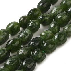 Gris Ardoise Foncé Malaisie naturelles perles de jade brins, facette, ovale, teint et chauffé, gris ardoise foncé, 10.5~13x8.5~10x7~10mm, Trou: 1.2mm, Environ 31~32 pcs/chapelet, 14.57''~15.16'' (37~38.5 cm)