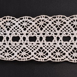 Coton Dentelle coton garniture fils de chaîne, 47 mm, 50 mètres / rouleau