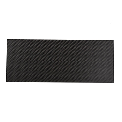 Negro Placa de fibra de carbono compuesta, adecuado para la construcción de modelos, negro, 100x250x1 mm