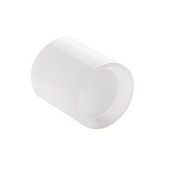 Blanc Moules de pot de stylo silicone diy, moules de résine, pour la résine UV, fabrication de bijoux en résine époxy, colonne, blanc, 62x56 mm, diamètre intérieur: 37 mm