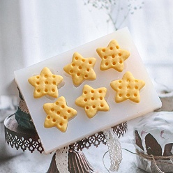 Star Dessert Theme Biscuit DIY Silicone Molds, Fondant Molds, Resin Casting Molds, for Chocolate, Candy, UV Resin & Epoxy Resin Craft Making, Star