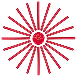 Красный Сургучные палочки, для ретро старинные сургучной печати, красные, 135x11 мм