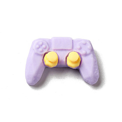 Lilac Opaque Resin Cabochons, Game Controller, Lilac, 15x24x7.5mm