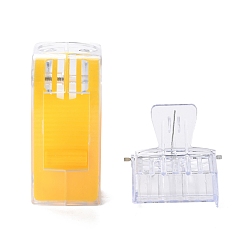 Mixed Color Gorgecraft Plastic Queen Bee Catcher Cage, Queen Bee Marker Marking Bottle and Bee Queen Clips, Beekeeping Tools, Mixed Color, 90x54x41.5mm, Hole: 35mm, 1pc