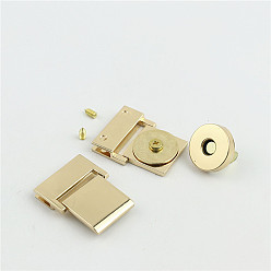 Light Gold Zinc Alloy Twist Bag Lock Purse Catch Clasps, for DIY Bag Purse Hardware Accessories, Light Gold, 31.5x2.5x0.5cm