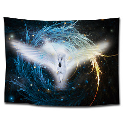 Unicorn Polyester Banner Decoration, Photography Backdrops, Rectangle, Unicorn Pattern, 1500x2000mm