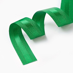 Green Polyester Grosgrain Ribbon, Green, 1-1/2 inch(38mm), 100yards/roll(91.44m/roll)