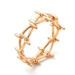 Золотой 304 кольцо из нержавеющей стали, полый, кольцо из колючей проволоки, золотые, 9 мм, внутренний диаметр: 18 мм