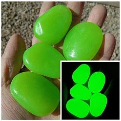 Зеленый лайм Украшение из светящегося камня с имитацией смолы, nuggest, зеленый лайм, 45 мм