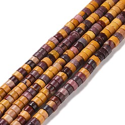 Mookaite Natural Mookaite Beads Strands, Heishi Beads, Flat Round/Disc, 4x2mm, Hole: 1mm, about 165~170pcs/strand, 15.28''(38.8cm)