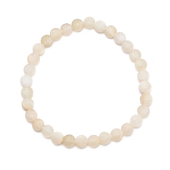 Jade Topazee Bracelet extensible en perles de pépite à facettes en jade topaze naturelle, bracelet reiki pour femme, diamètre intérieur: 2-1/4 pouce (5.6 cm)