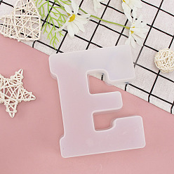 Letter E DIY Silicone Molds, Fondant Molds, Resin Casting Molds, for Chocolate, Candy, UV Resin, Epoxy Resin Craft Making, Letter.E, 160x131x36mm