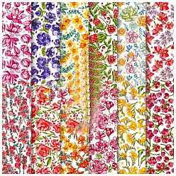 Цветок 12 листы 12 стили бумажных блокнотов для скрапбукинга, декоративная подушечка из крафт-бумаги, нет самоклеящийся, цветок, 153x153x0.1 мм, 1 лист / стиль