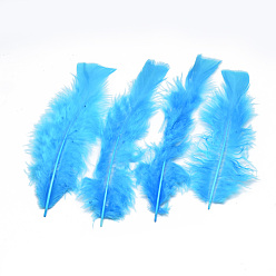 Bleu Ciel Foncé Accessoires de costume de dinde, teint, bleu profond du ciel, 135~160x30~55x1.5~2mm
