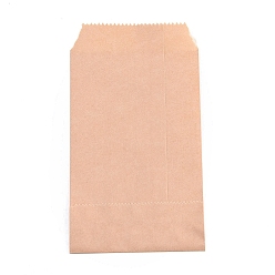Светло-коричневый Экологически чистые пакеты из крафт-бумаги, без ручек, сумки для хранения, прямоугольные, загар, 15x8.3x0.02 см