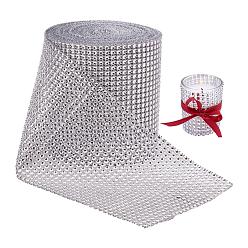 Прозрачный Обрезка хрусталя из пластиковой сетки, горный хрусталь чашка цепи, прозрачные, 120 мм