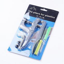 Colorful Snap Fastener Plier Tool Kits, Plastic Snap Fastener Install Tool Sets, Colorful, 25.9x13.7x1.7cm