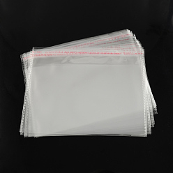 Clear OPP Cellophane Bags, Rectangle, Clear, 24x30cm, Unilateral Thickness: 0.035mm, Inner Measure: 21x29cm