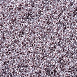 (RR546) Dusty Mauve Ceylon Миюки круглые бусины рокайль, японский бисер, (rr 546) пыльно-розовато-лиловый цейлон, 11/0, 2x1.3 мм, Отверстие: 0.8 мм, о 1100 шт / бутылка, 10 г / бутылка