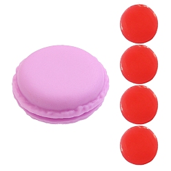 Plum Flat Round Silicone Glue Clay, for DIY Diamond Painting Stickers Kits, with Plastic Box, Plum, 40x20mm