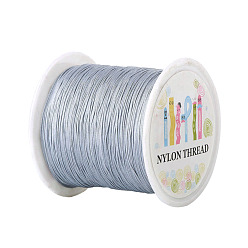 Light Grey Nylon Thread, Light Grey, 0.8mm, about 98.43yards/roll(90m/roll)