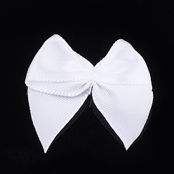 Blanc Ornement accessoires, couture artisanat, bowknot et de cheveux arcs, blanc, 25~35x30~35x2~3mm
