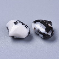 Джаспер Зебра Натуральный камень любви из зебры и яшмы, карманный пальмовый камень для балансировки рейки, 20x25x11~13 мм