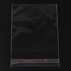 Clair Rectangle sacs opp de cellophane, clair, 12x8x0.02 cm, mesure intérieure: 9x8 cm