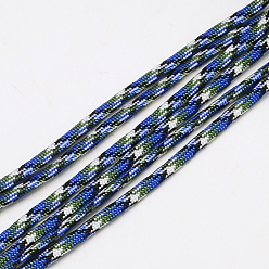 Vert Mer Moyen 7 âmes intérieures cordes en polyester et spandex, pour la fabrication de bracelets en corde, vert de mer moyen, 4mm, environ 109.36 yards (100m)/paquet, 420~500g / bundle
