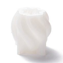 Белый Силиконовые формы для изготовления свечей своими руками, формы для литья смолы, инструменты для производства глиняных ремесел, белые, 72x71 мм