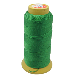 Зеленый Нейлоновой нити швейные, 9 -ply, катушка шнура, зелёные, 0.55 мм, 200 ярдов / рулон