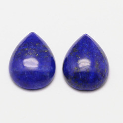 Lapis Lazuli Cabochons de lapis lazuli naturel en forme de larme teints, 18x13x6mm