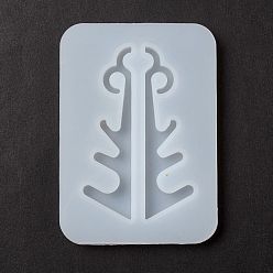 Blanco Moldes de silicona para abridor de puerta sin tocar flecha diy, moldes de resina, para la fabricación artesanal de resina uv y resina epoxi, blanco, 95x68x7 mm, diámetro interior: 75x20 mm