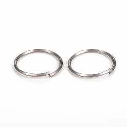 Stainless Steel Color 304 Stainless Steel Jump Ring, Open Jump Rings, Stainless Steel Color, 12 Gauge, 25.5x2mm, Inner Diameter: 22mm