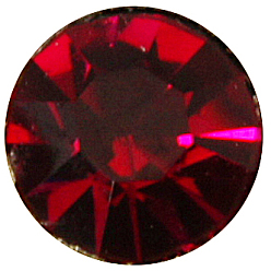 Фуксиновый Латунные бусины разделители для поставки стразов, класс А, рондель, серебряный цвет гальваническим, красно-фиолетовые, 10x4.2 мм, отверстие : 5.2~5.7 мм