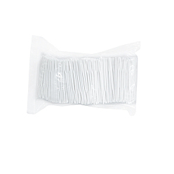 Blanco Aguja de hilo de coser a mano de plástico, bordado de ojos grandes, aguja de suéter hecha a mano, Al por mayor aguja de plastico, blanco, 90 mm, 1000 unidades / bolsa