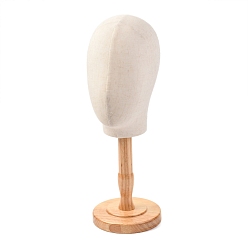 BurlyWood Wooden Cap Display Stand, for Hat Rack, Cap and Wig Storage Holder Display Stand, BurlyWood, 15.5x47cm
