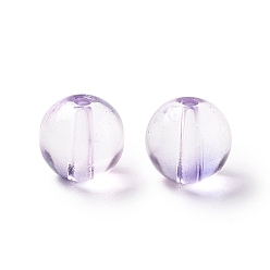 Cardo Perlas de vidrio, rondo, cardo, 8 mm, agujero: 1.4 mm