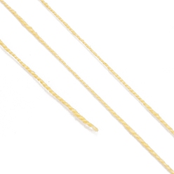 Золотистый 21s/2 8# хлопковые нитки для вязания крючком, мерсеризованная хлопковая пряжа, для ткачества, вязание крючком, золотые, 1 мм, 50 г / рулон