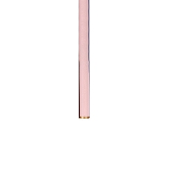 Pink 20 feuilles de papier d'emballage cadeau en plastique imperméable bord doré, carrée, décoration de papier d'emballage de bouquet de fleurs pliées, rose, 580x580mm