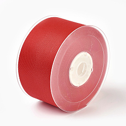 Rouge Rayonne et ruban de coton, ruban de bande sergé, ruban à chevrons, rouge, 1-1/2 pouces (38 mm), à propos de 50yards / roll (45.72m / roll)